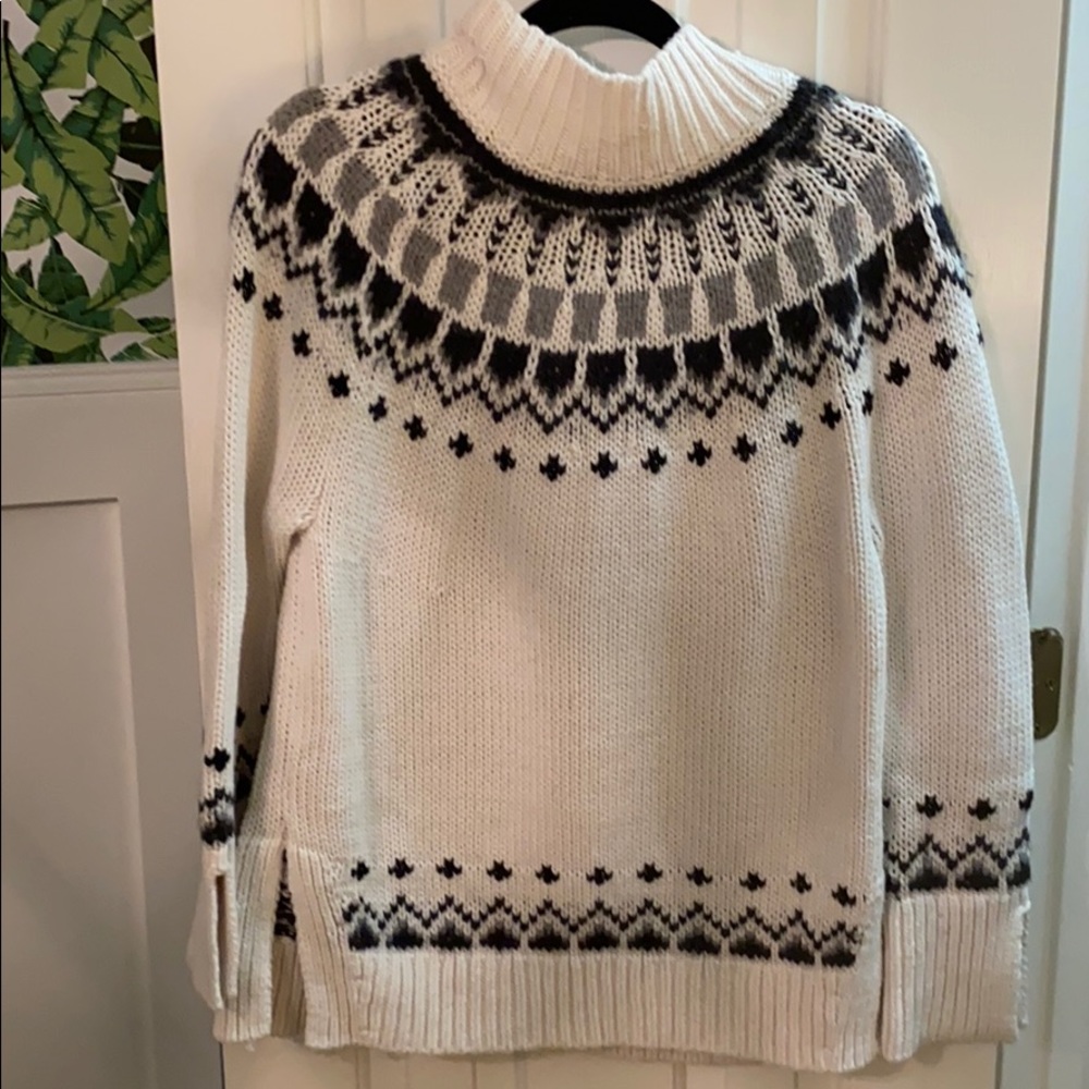 Loft fair-isle sweater size medium